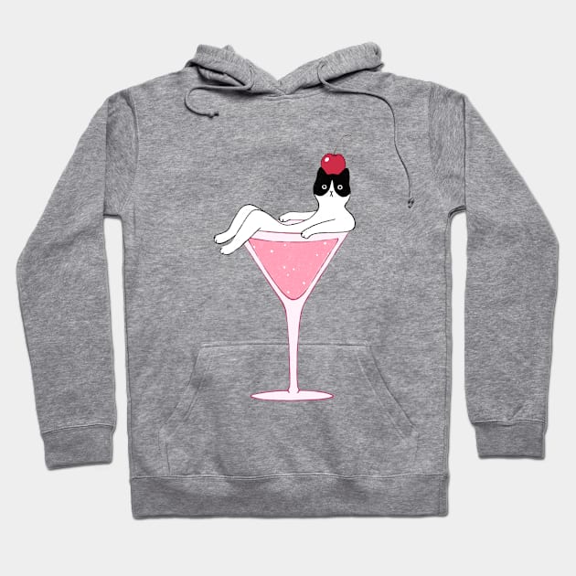 Cat Cocktail Hoodie by bignosework